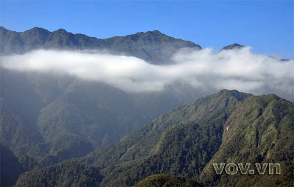 Famous mountain range in Lao Cai